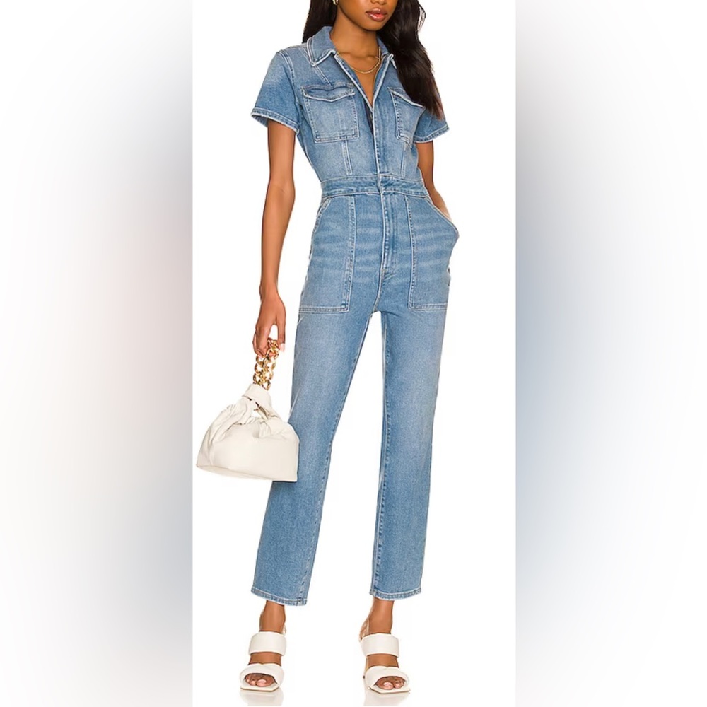 Good American Denim Jumpsuit